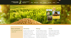 Desktop Screenshot of agronomycanada.com